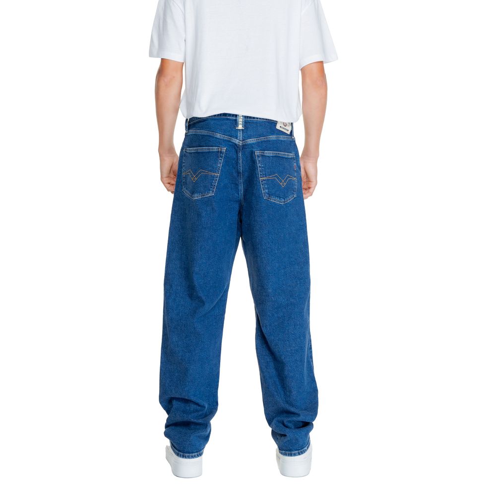Replay Blue Cotton Relaxed Fit Jean LUNESCAPE