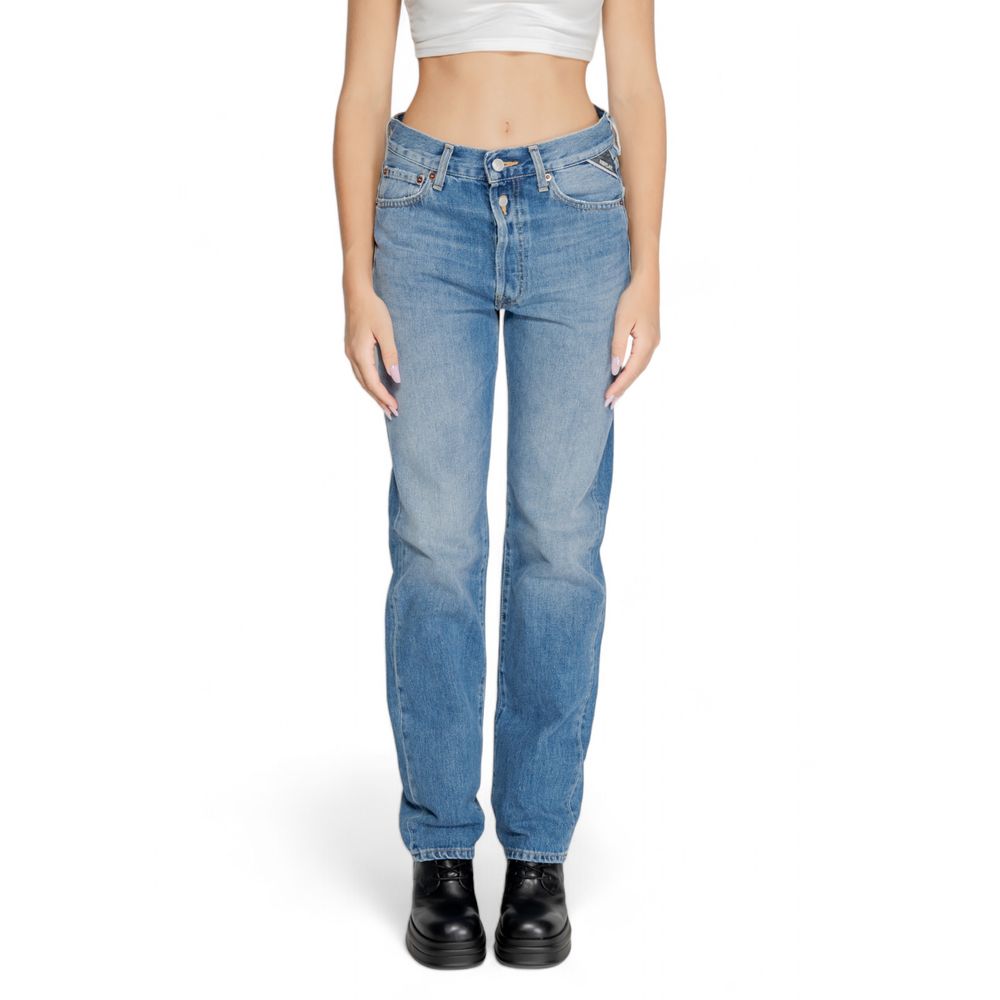 Replay Blue Cotton Mom Jean LUNESCAPE