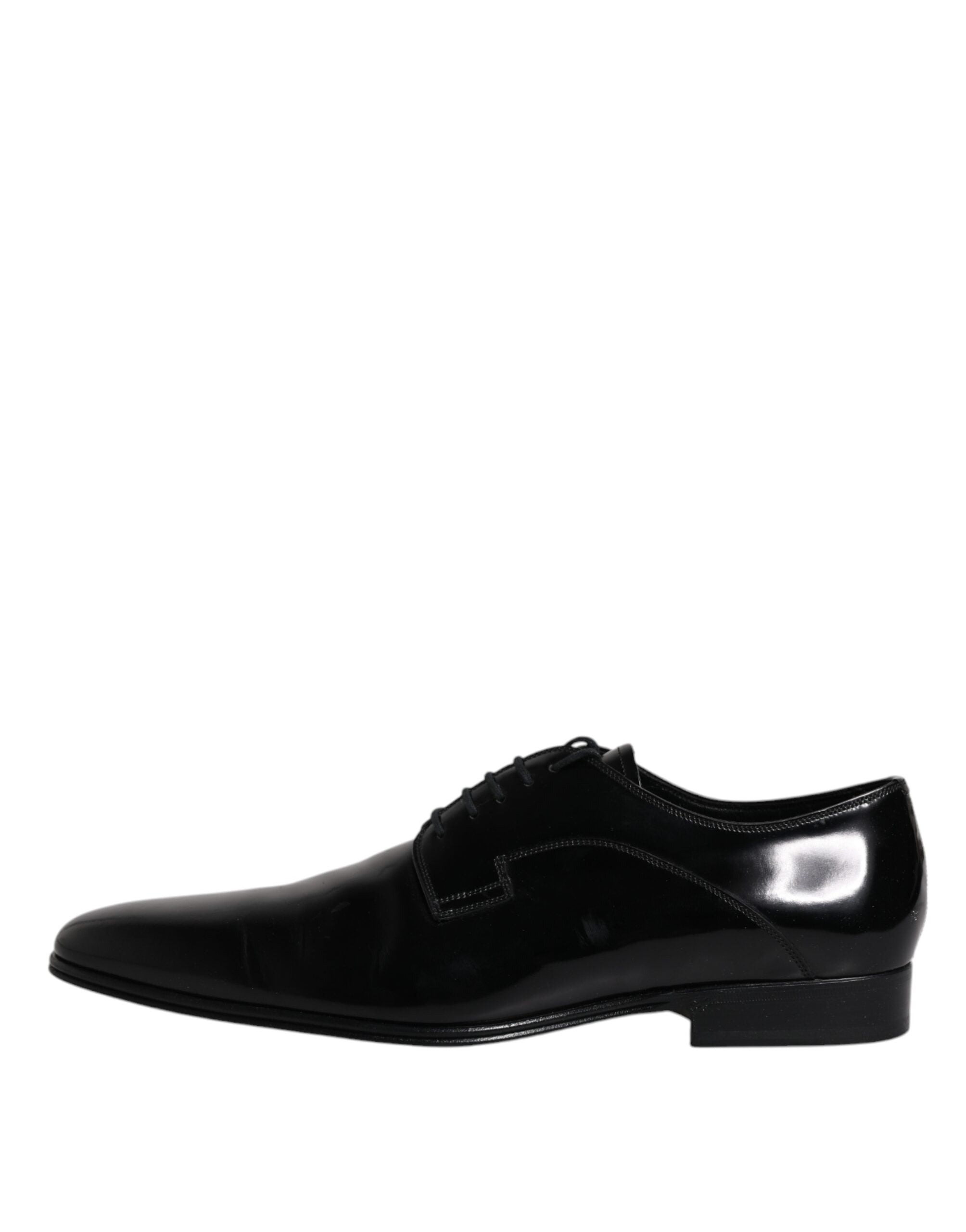 Dolce & Gabbana Black Leather Lace Up Derby Formal Shoes LUNESCAPE