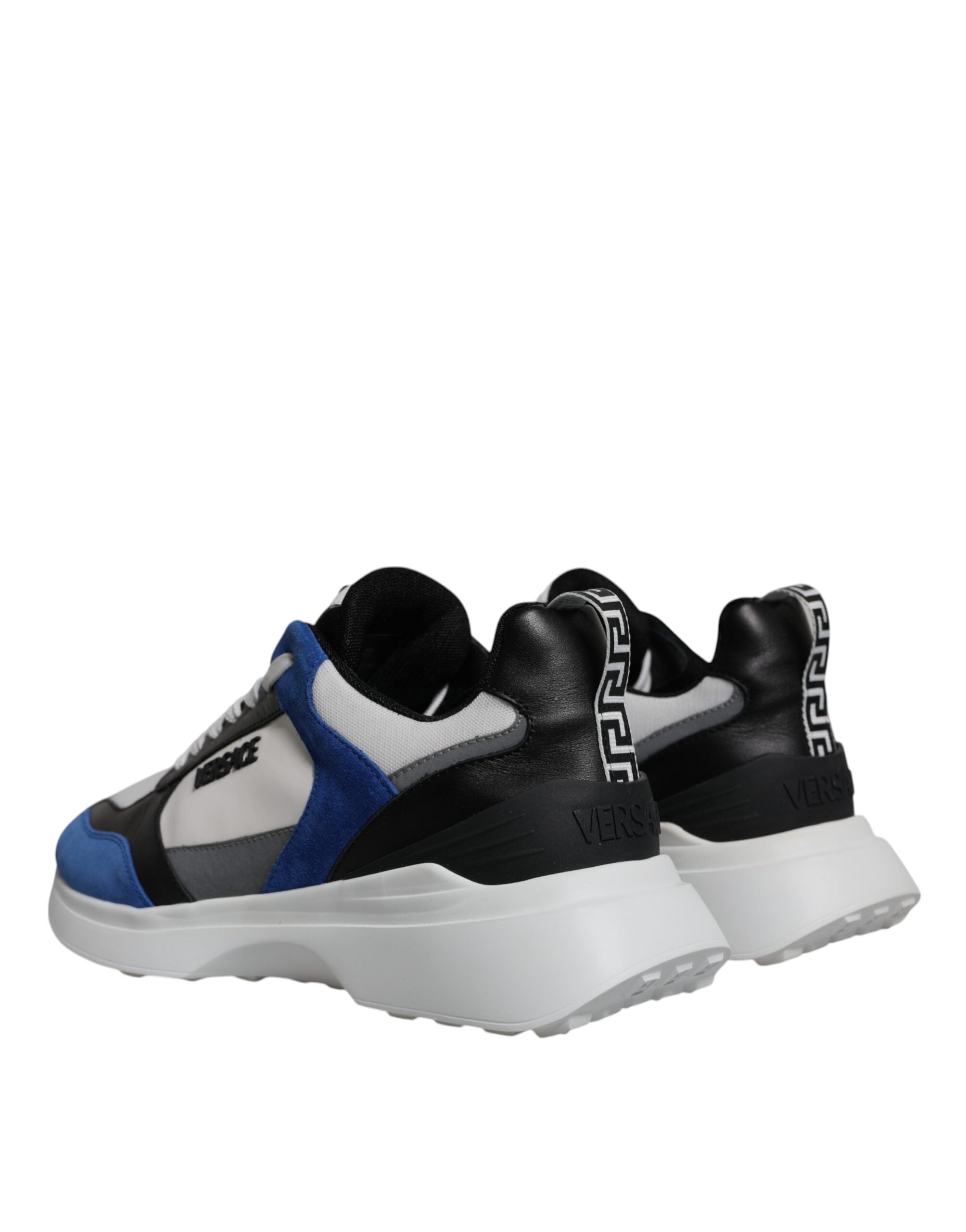 Versace Multicolor Canvas Quad Fabric Medusa Low Top Sneakers Shoes LUNESCAPE