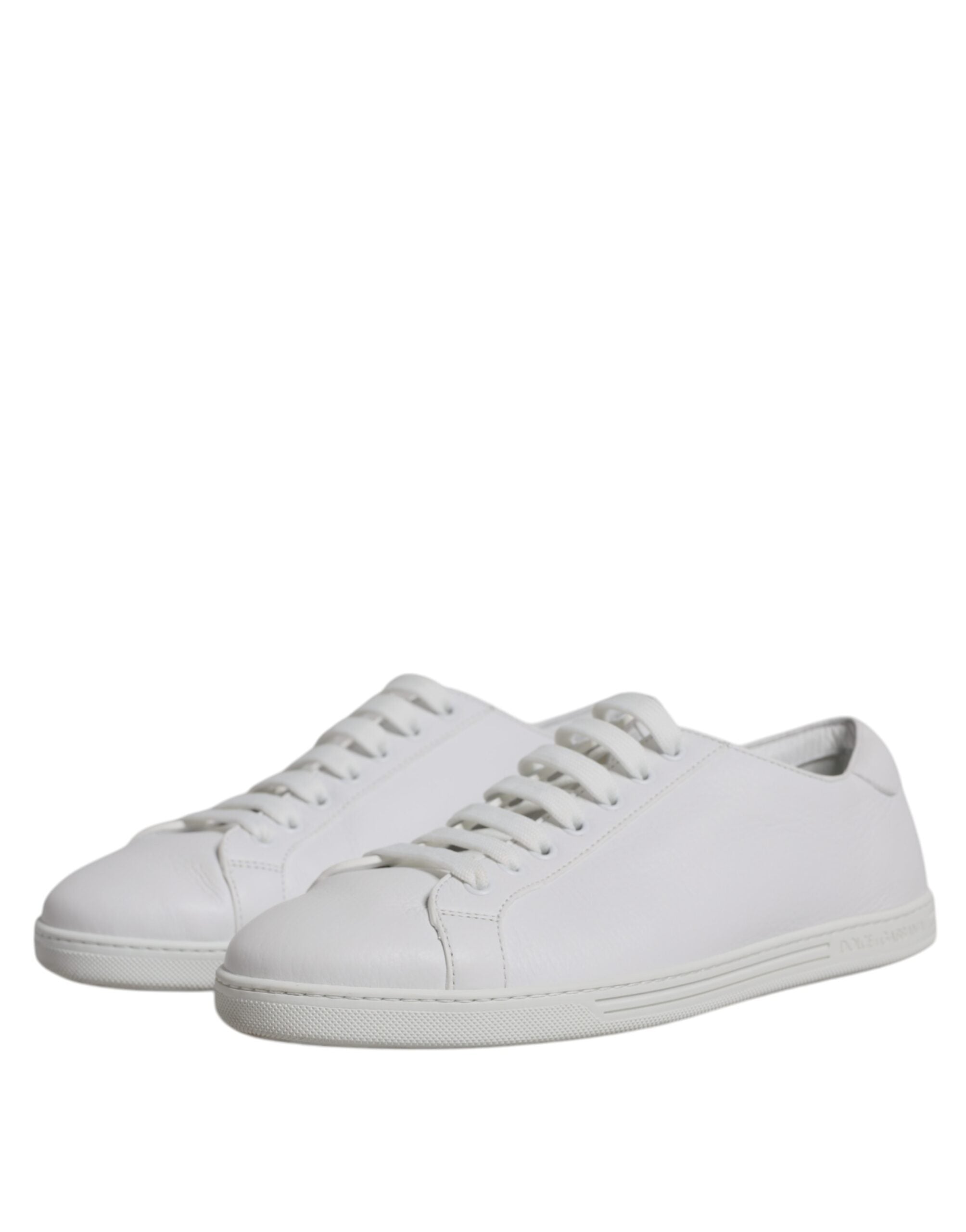 Dolce & Gabbana White Low Top Men Saint Tropez Sneakers Shoes LUNESCAPE