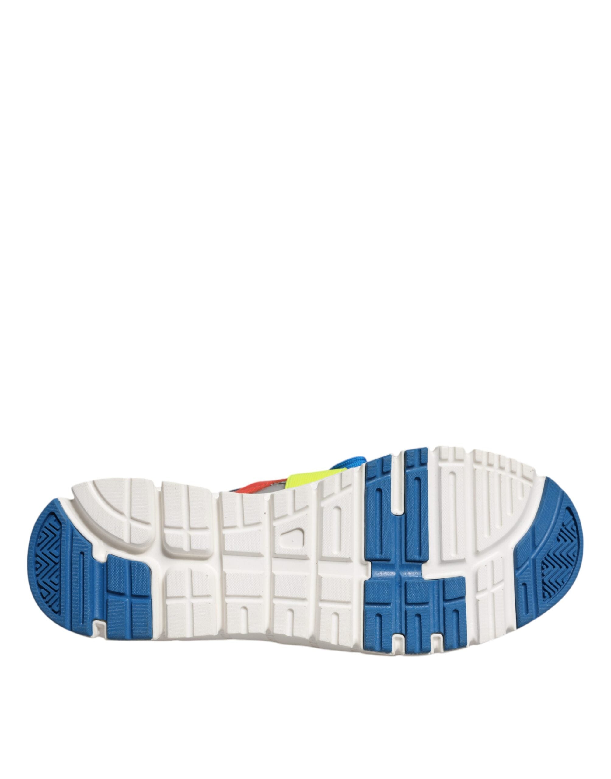 Dolce & Gabbana Multicolor Leather Suede Low Top Sneakers Shoes LUNESCAPE