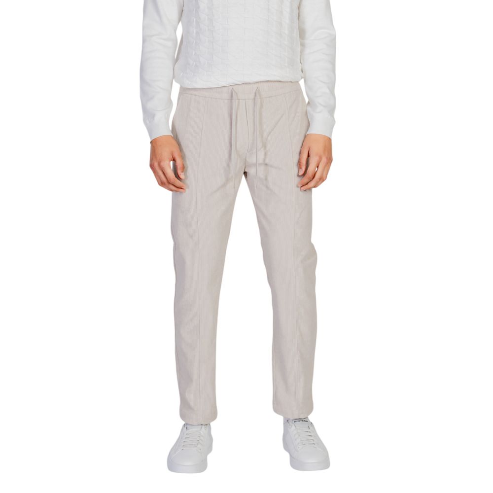 Antony Morato Beige Polyester Pant LUNESCAPE