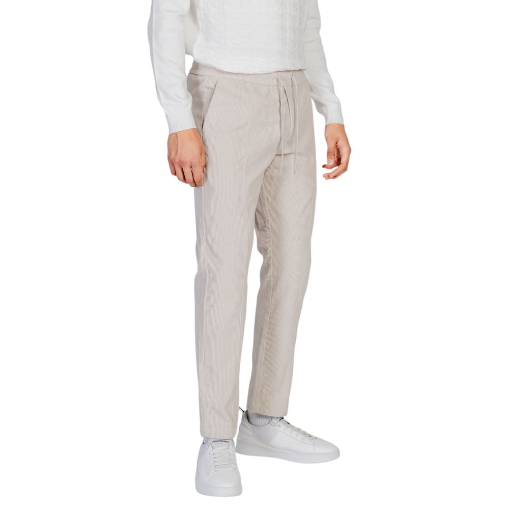 Antony Morato Beige Polyester Pant LUNESCAPE