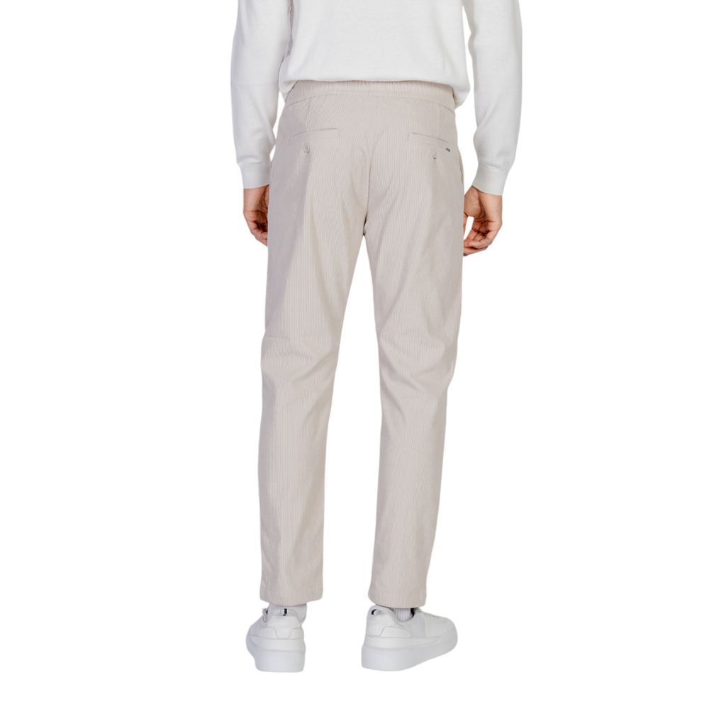 Antony Morato Beige Polyester Pant LUNESCAPE
