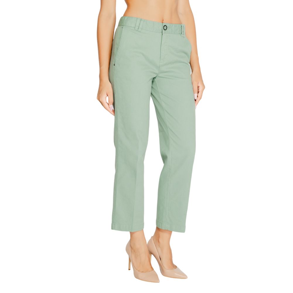 Street One Turquoise Cotton Chino Pants