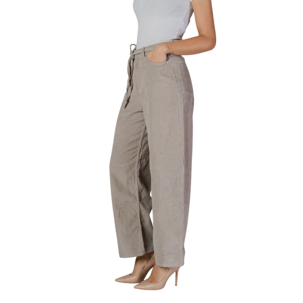 Only Beige Cotton Pant LUNESCAPE