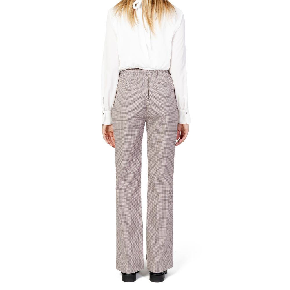 Only Beige Polyester Pant LUNESCAPE