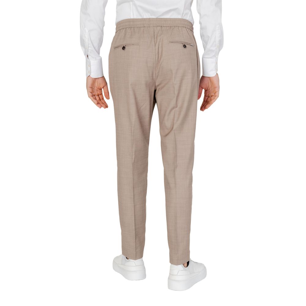 Antony Morato Beige Polyester Casual Pants