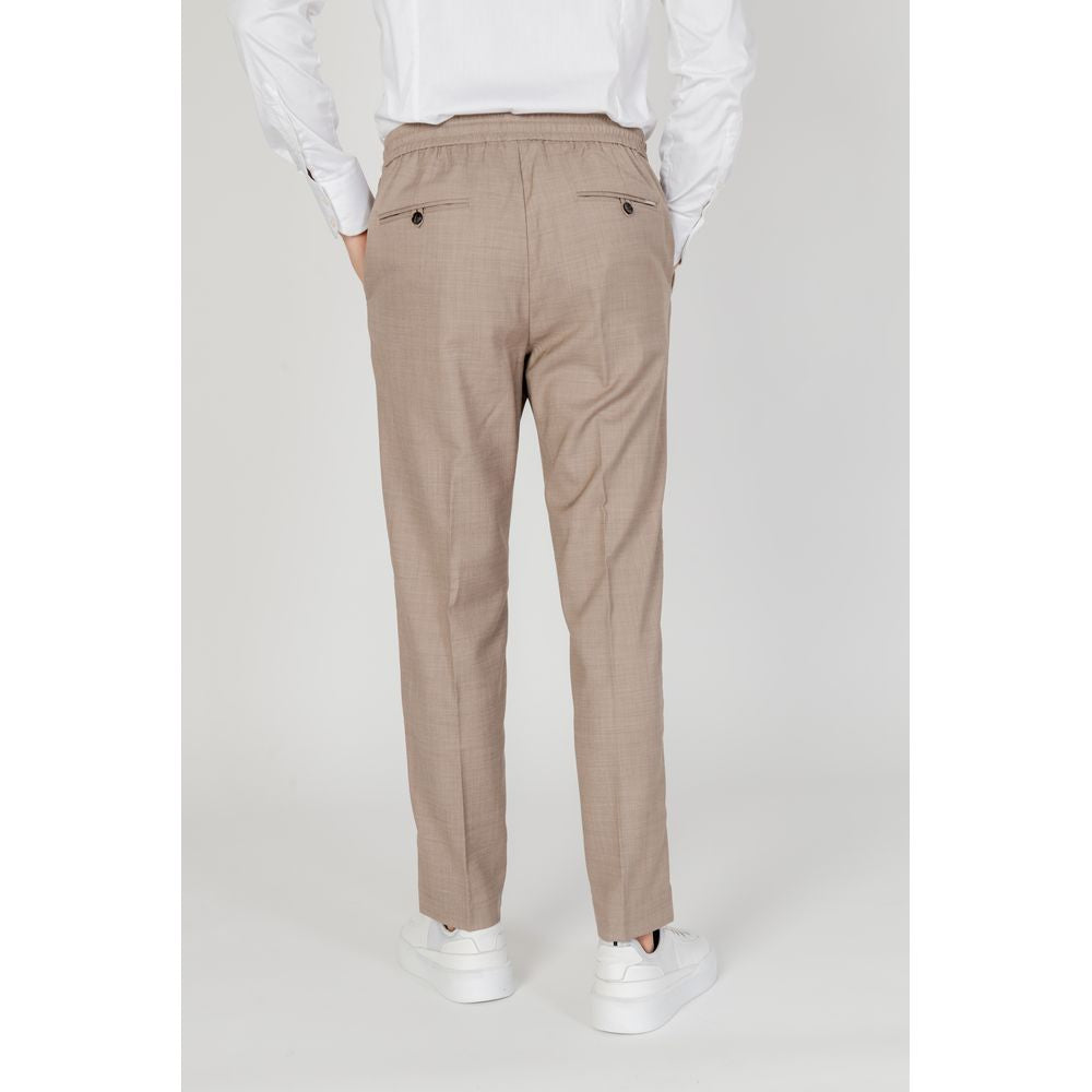 Antony Morato Beige Polyester Pant LUNESCAPE