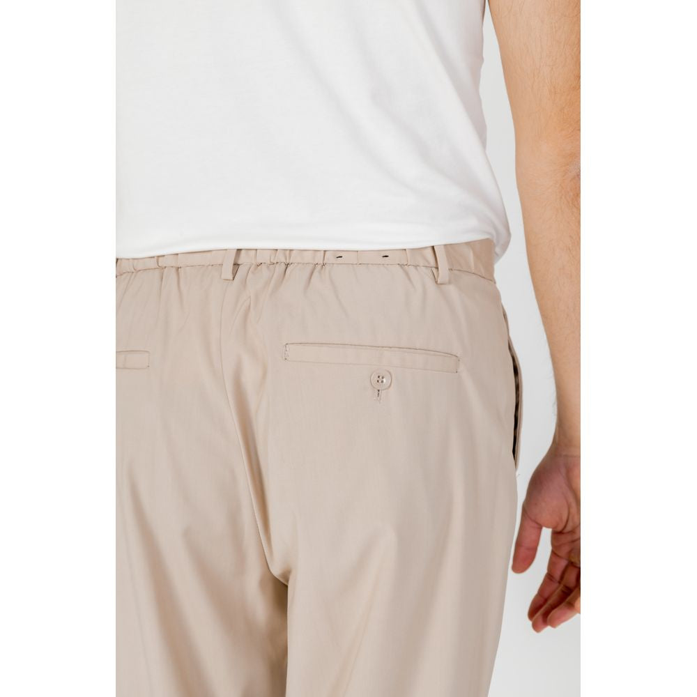 Antony Morato Beige Polyester Pant LUNESCAPE