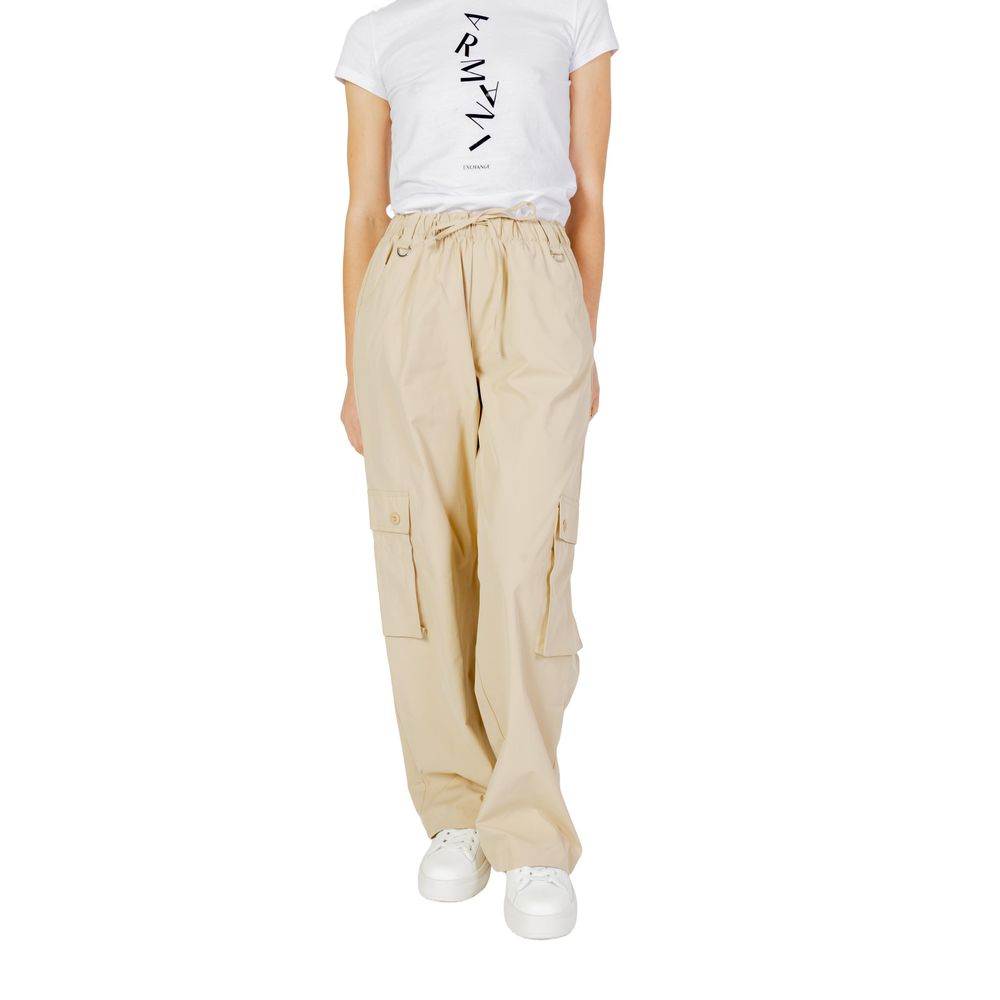Only Beige Cotton Pant LUNESCAPE
