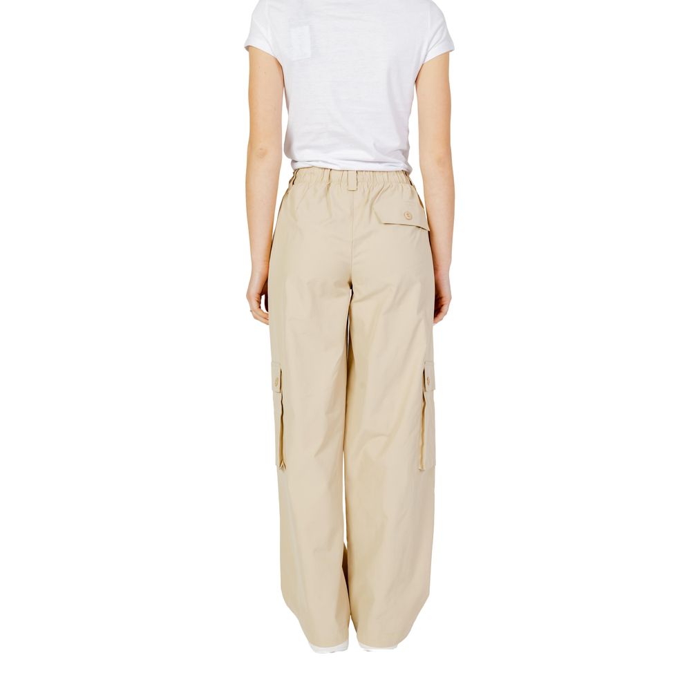Only Beige Cotton Pant LUNESCAPE