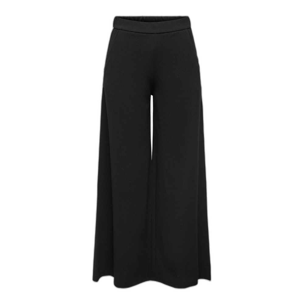 Jacqueline De Yong Black Recycled Polyester Pant LUNESCAPE