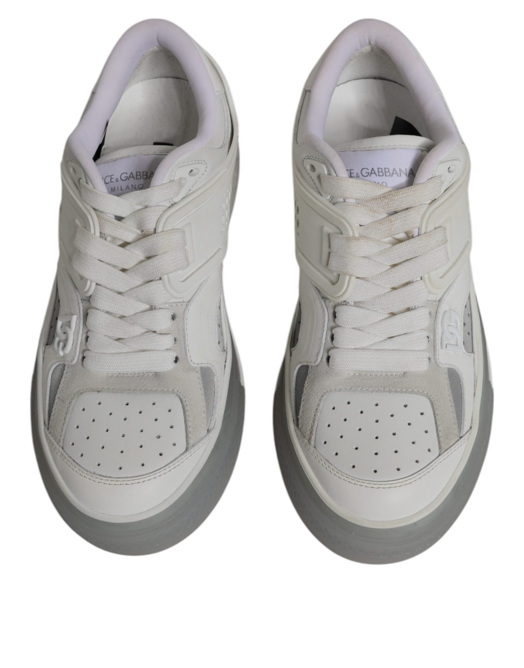 Dolce & Gabbana White DG Logo CUSTOM 2.Zero Sneakers Shoes LUNESCAPE