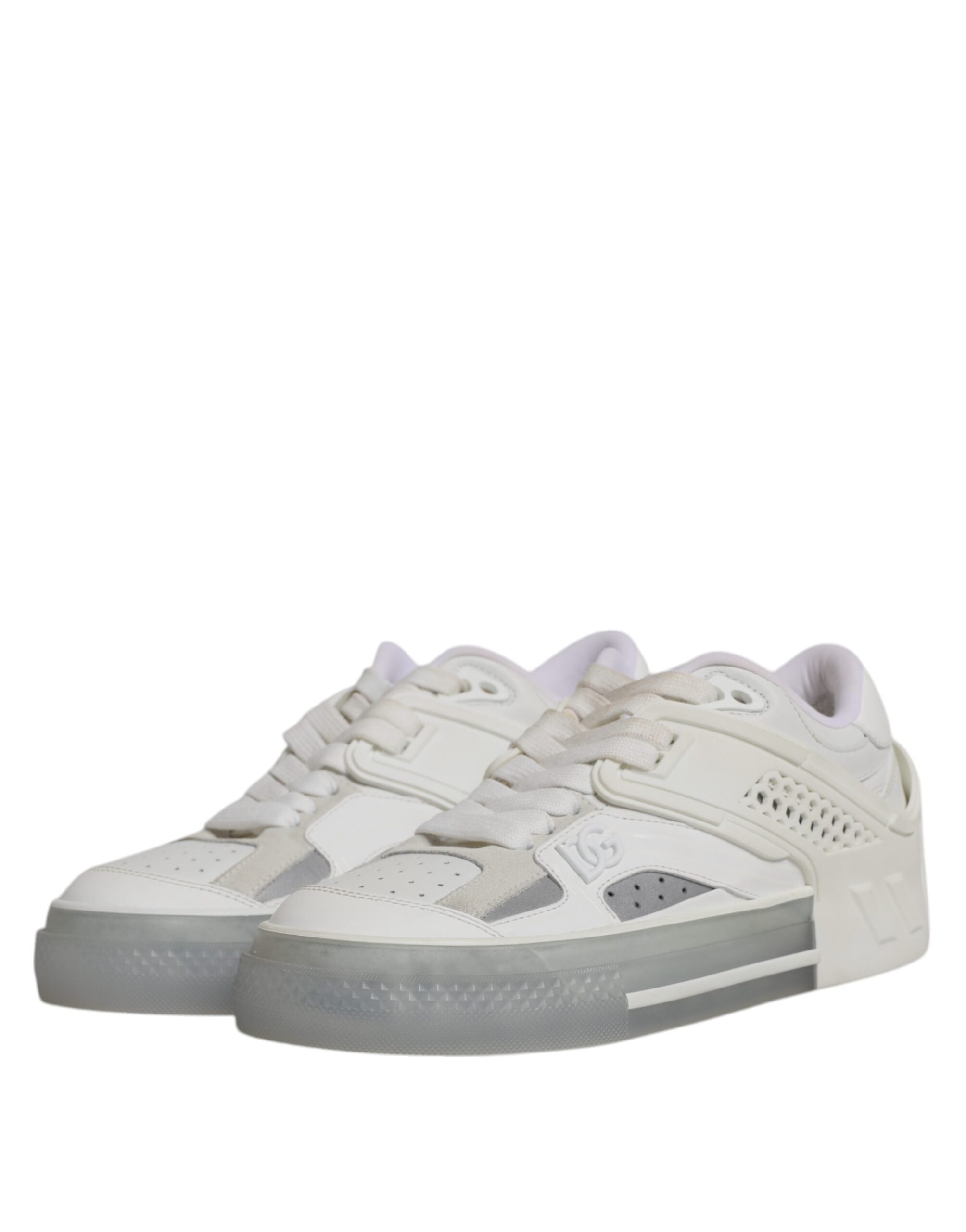Dolce & Gabbana White DG Logo CUSTOM 2.Zero Sneakers Shoes LUNESCAPE