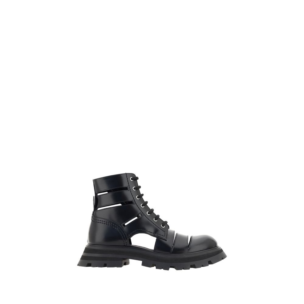 Alexander McQueen Wander Combat Boots LUNESCAPE