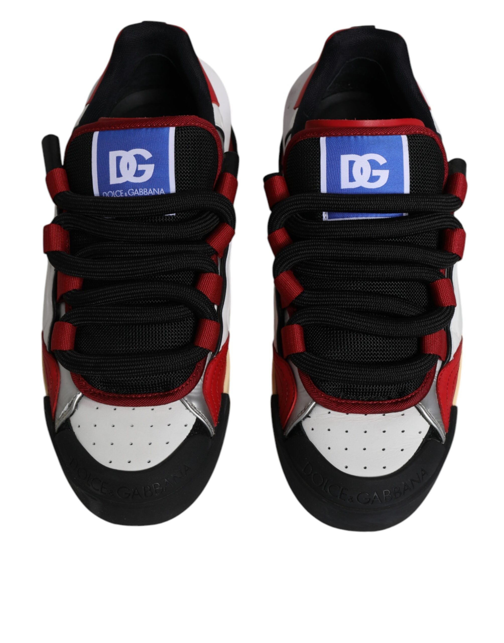 Dolce & Gabbana Multicolor Portofino Space Sneakers Shoes LUNESCAPE