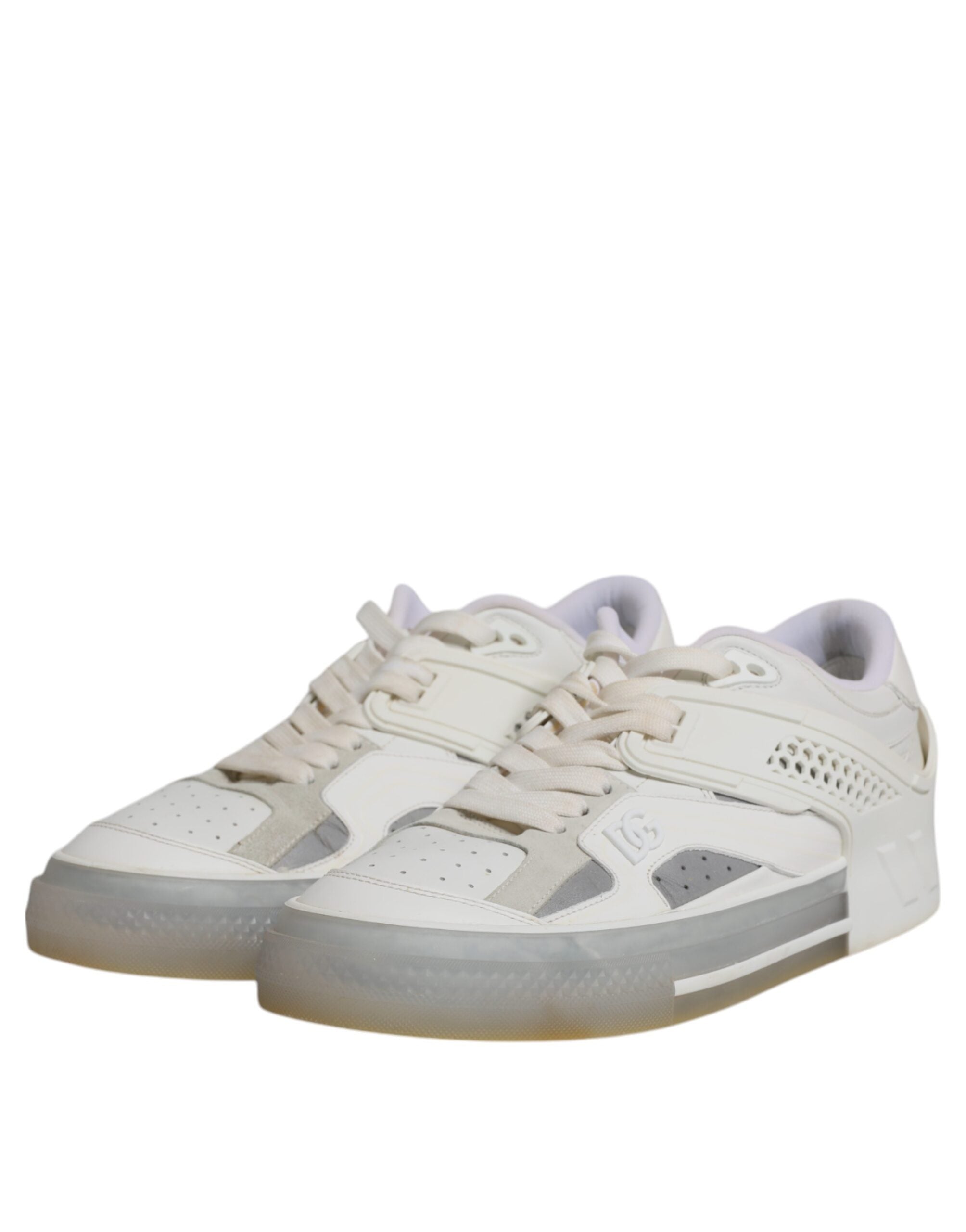 Dolce & Gabbana White DG Logo CUSTOM 2.Zero Sneakers Shoes LUNESCAPE