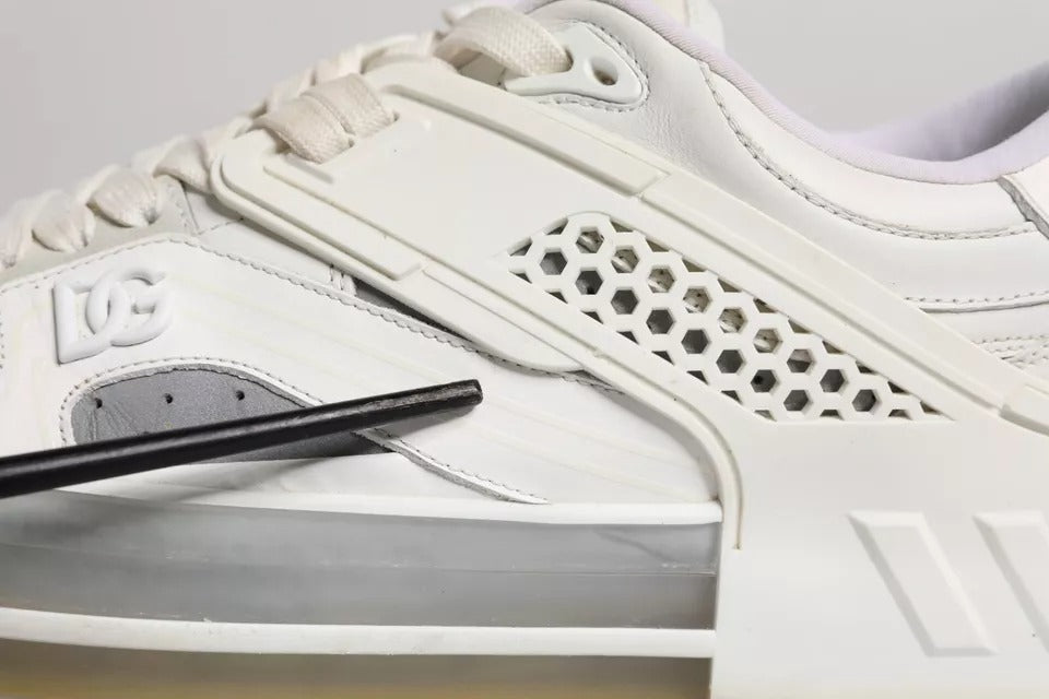 Dolce & Gabbana White DG Logo CUSTOM 2.Zero Sneakers Shoes LUNESCAPE