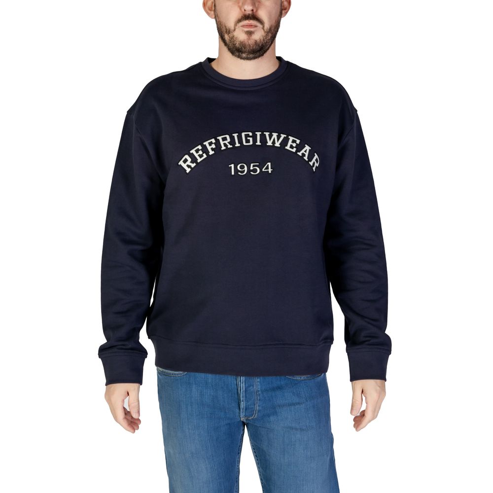 Refrigiwear Blue Cotton Sweatshirt LUNESCAPE