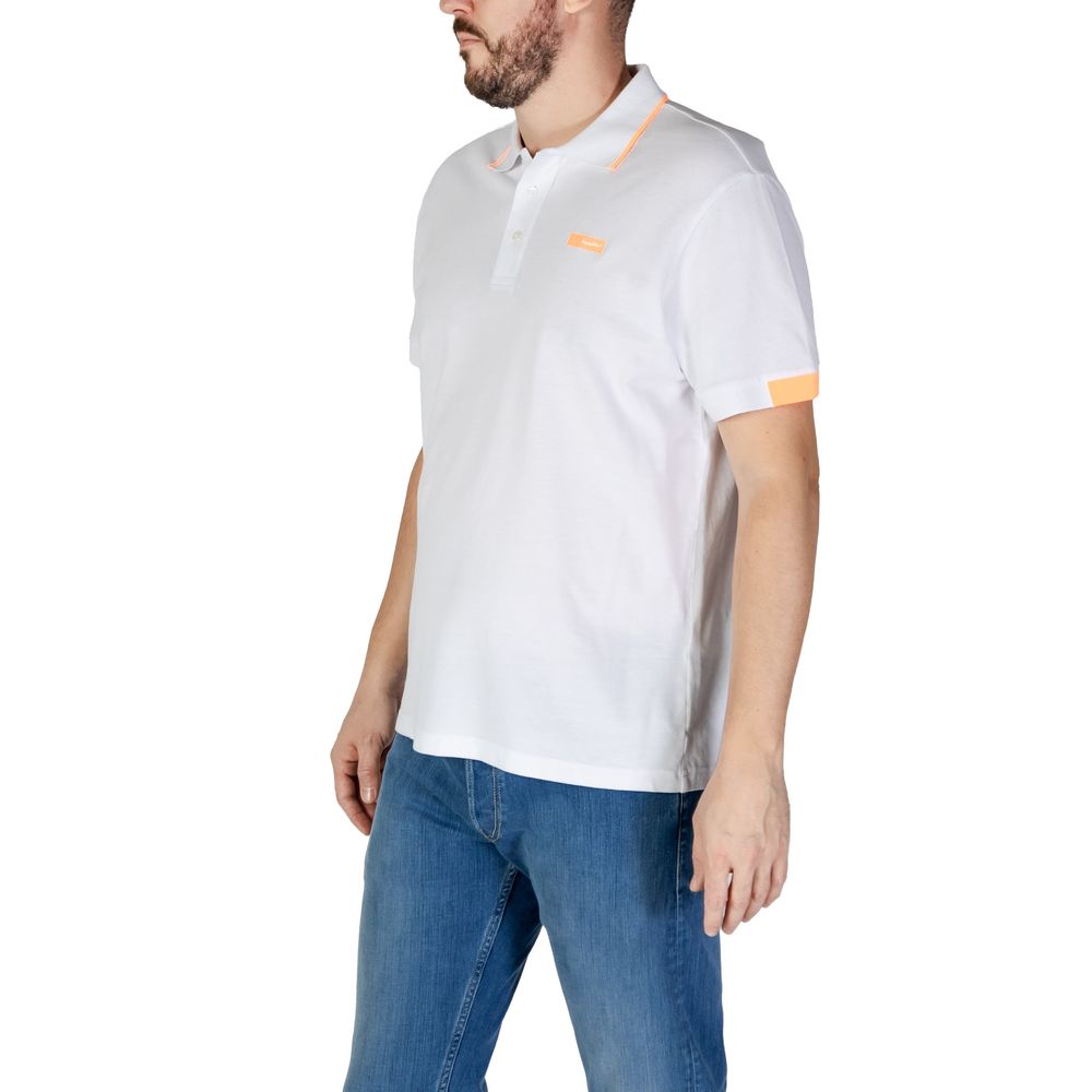 Refrigiwear White Cotton Polo Shirt LUNESCAPE