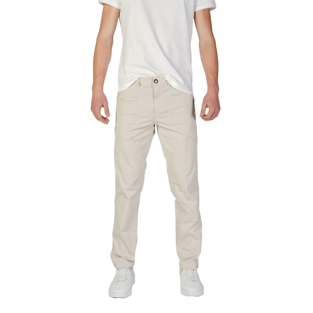 Refrigiwear Beige Cotton Pant LUNESCAPE