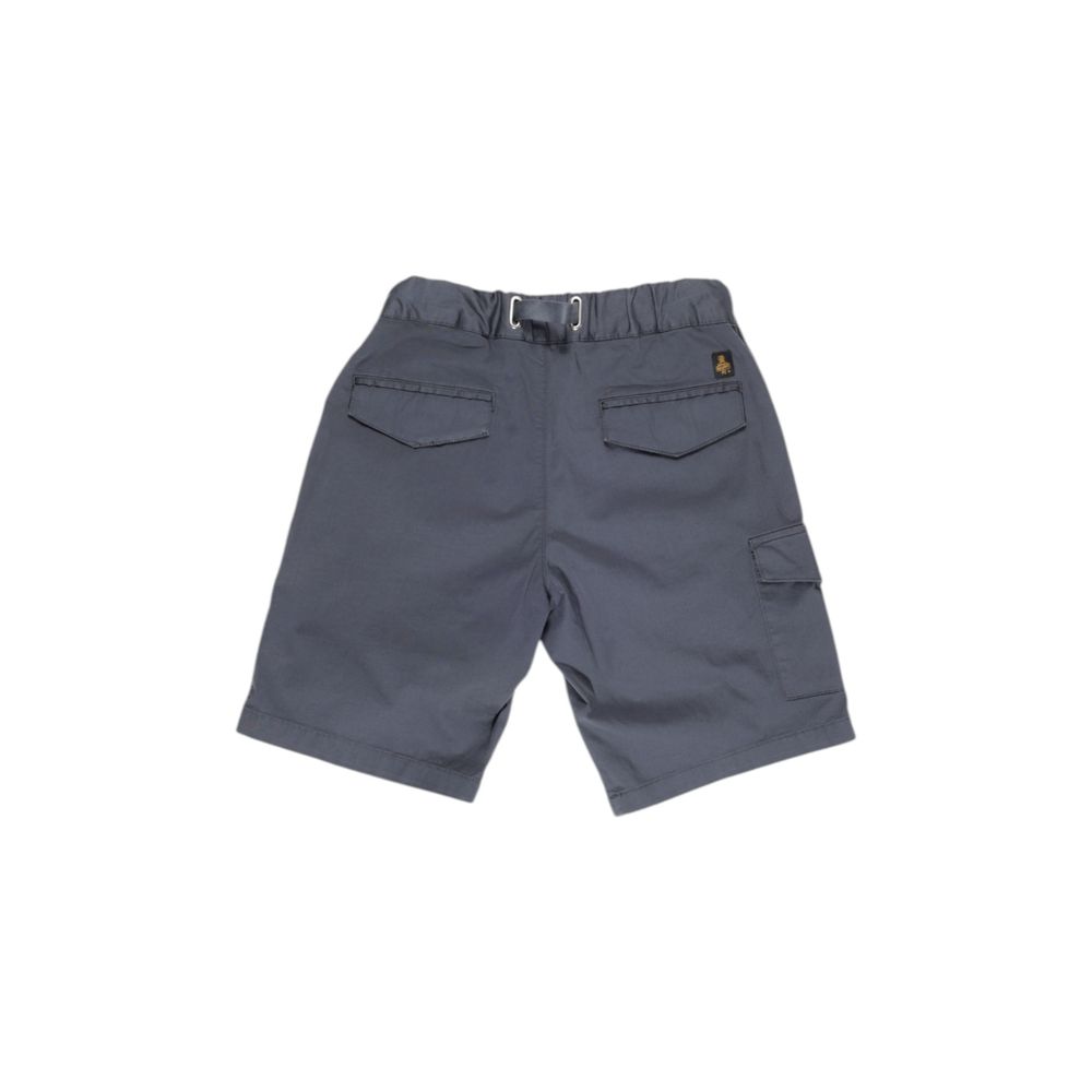 Refrigiwear Blue Cotton Bermuda LUNESCAPE