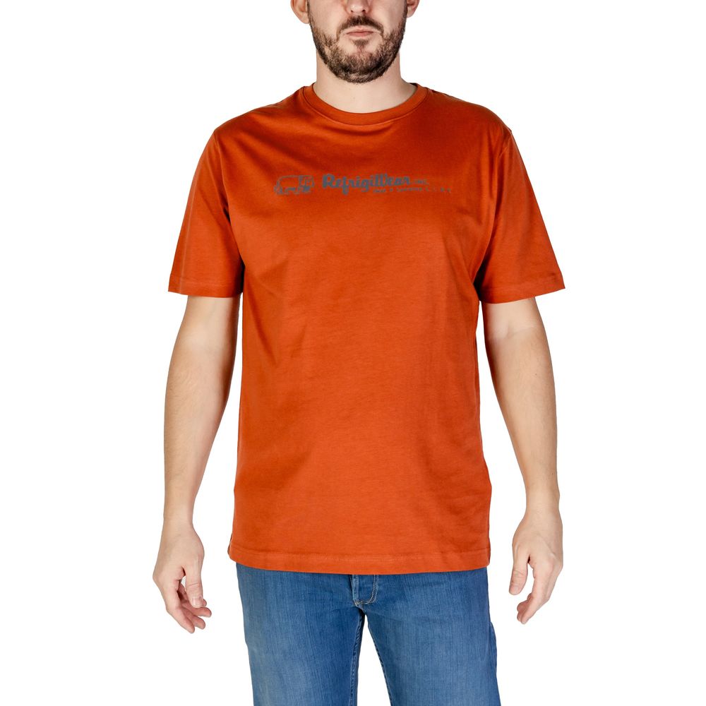 Refrigiwear Red Cotton T-Shirt LUNESCAPE