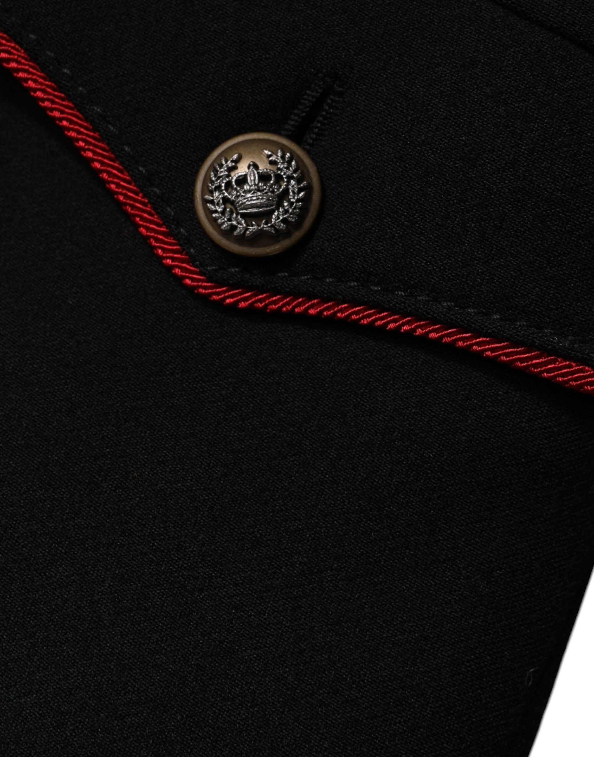 Dolce & Gabbana Black Single Breasted Trench Coat Jacket LUNESCAPE