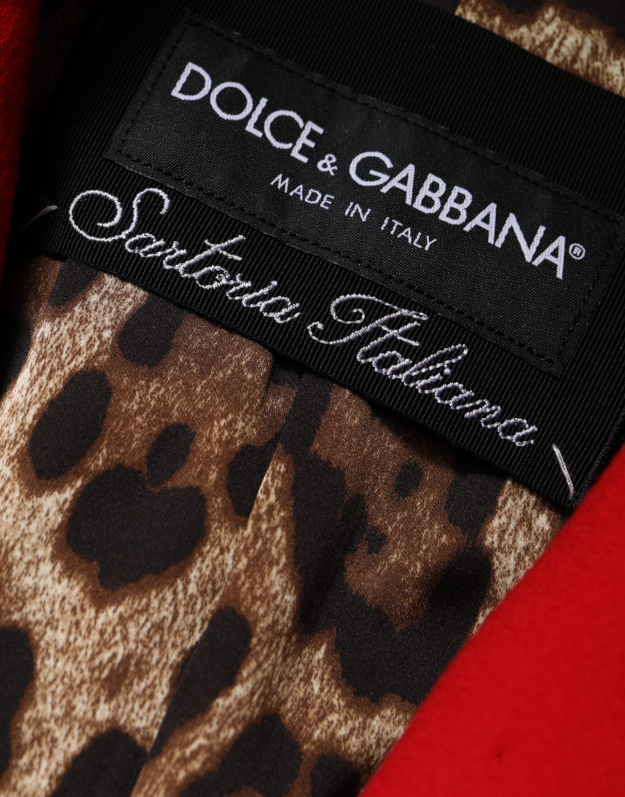 Dolce & Gabbana Red Jacquard Wool Women Trenchcoat Jacket LUNESCAPE