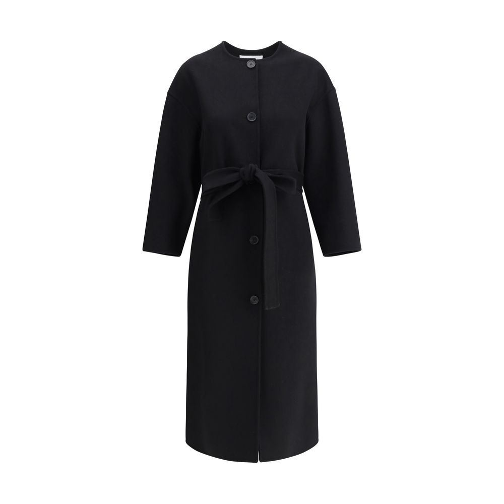 Aftercoat Knotted long Coat LUNESCAPE