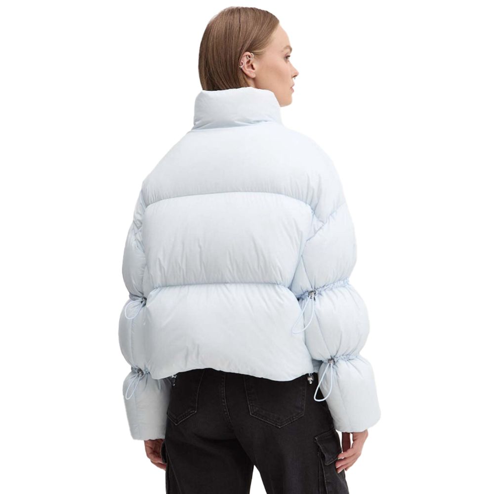 Moose Knuckles Light Blue Nylon Women Jacket LUNESCAPE