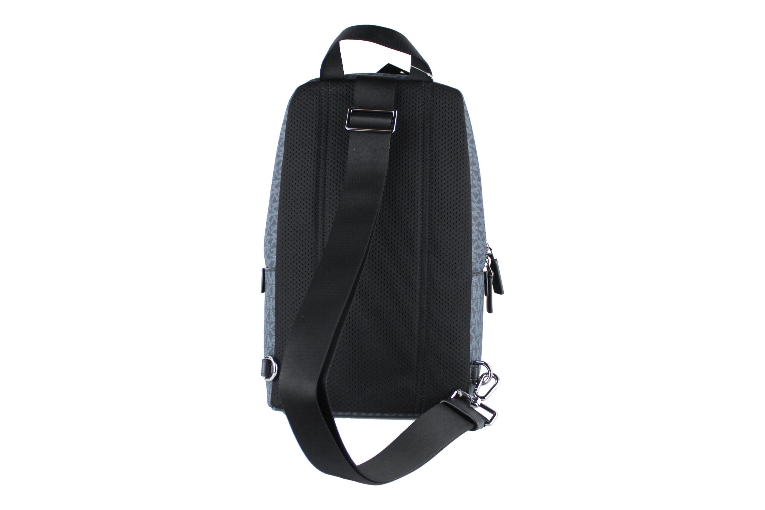 Michael Kors Cooper Medium Navy Signature Sling Backpack LUNESCAPE