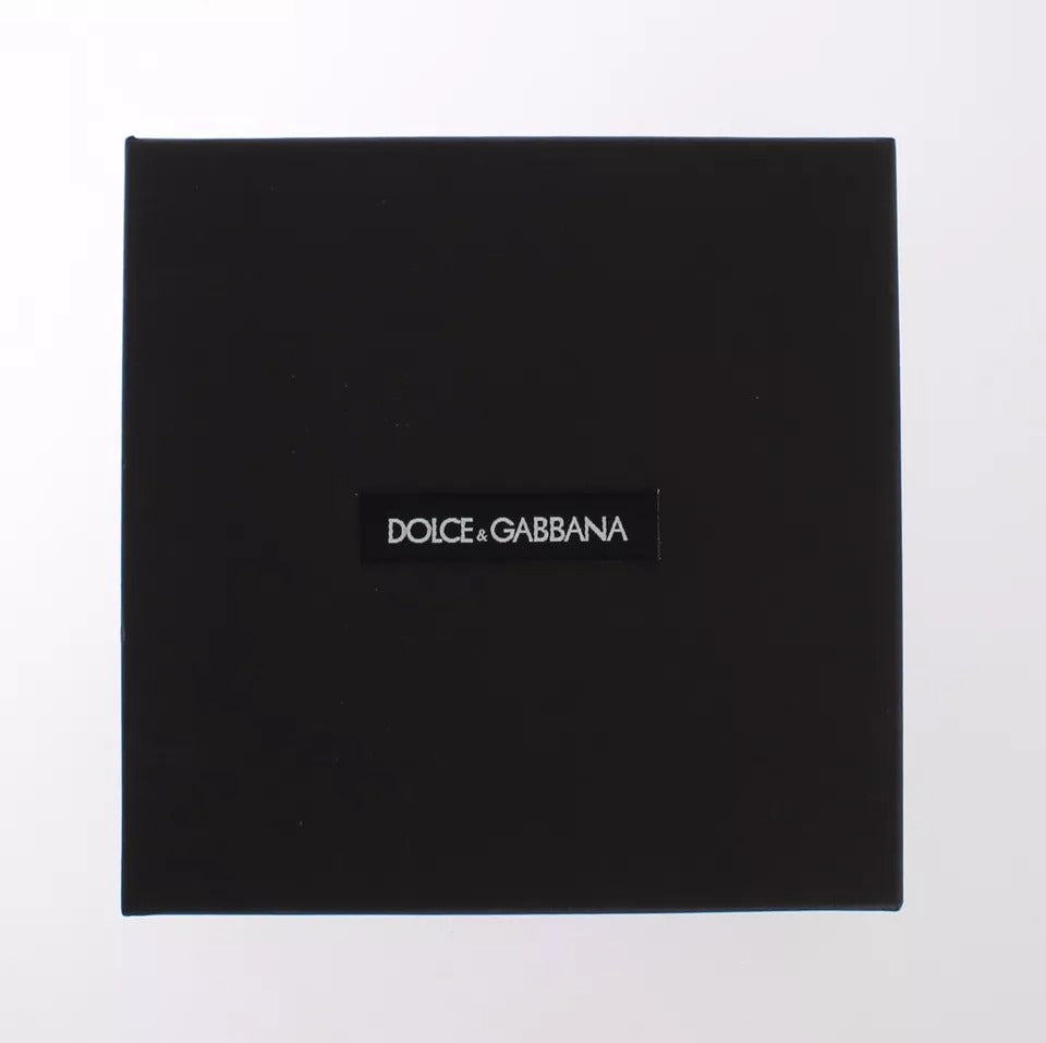 Dolce & Gabbana Multicolor Raffia Leather Clasp Finder Chain Keyring LUNESCAPE