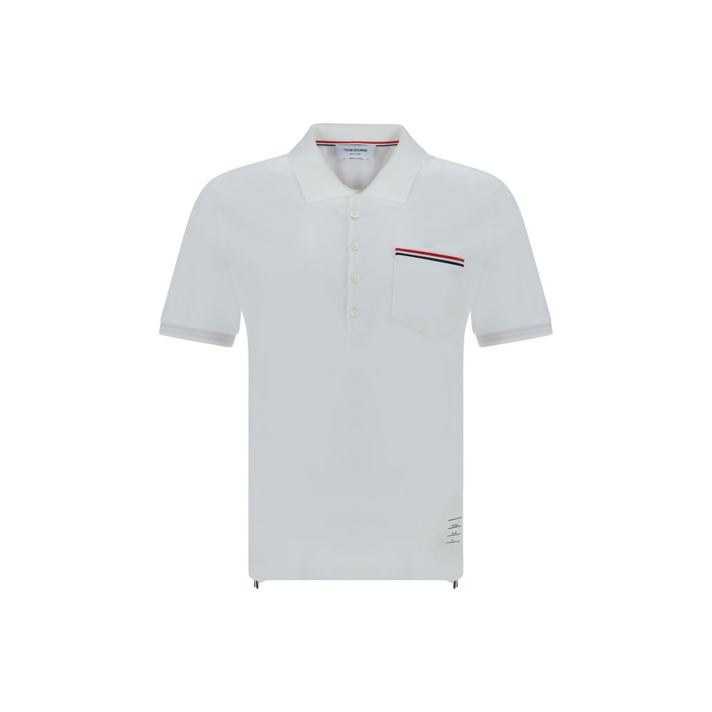 Thom Browne Short Sleeves Polo Shirt LUNESCAPE