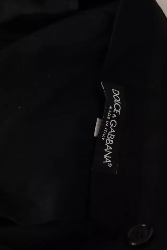 Dolce & Gabbana Black Dress Formal Skinny Pants LUNESCAPE