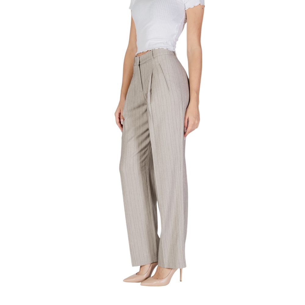Vero Moda Gray Polyester Pant LUNESCAPE