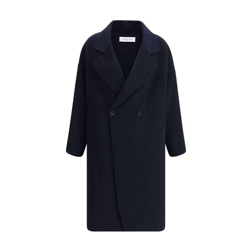 Aftercoat Double-breasted long Coat LUNESCAPE