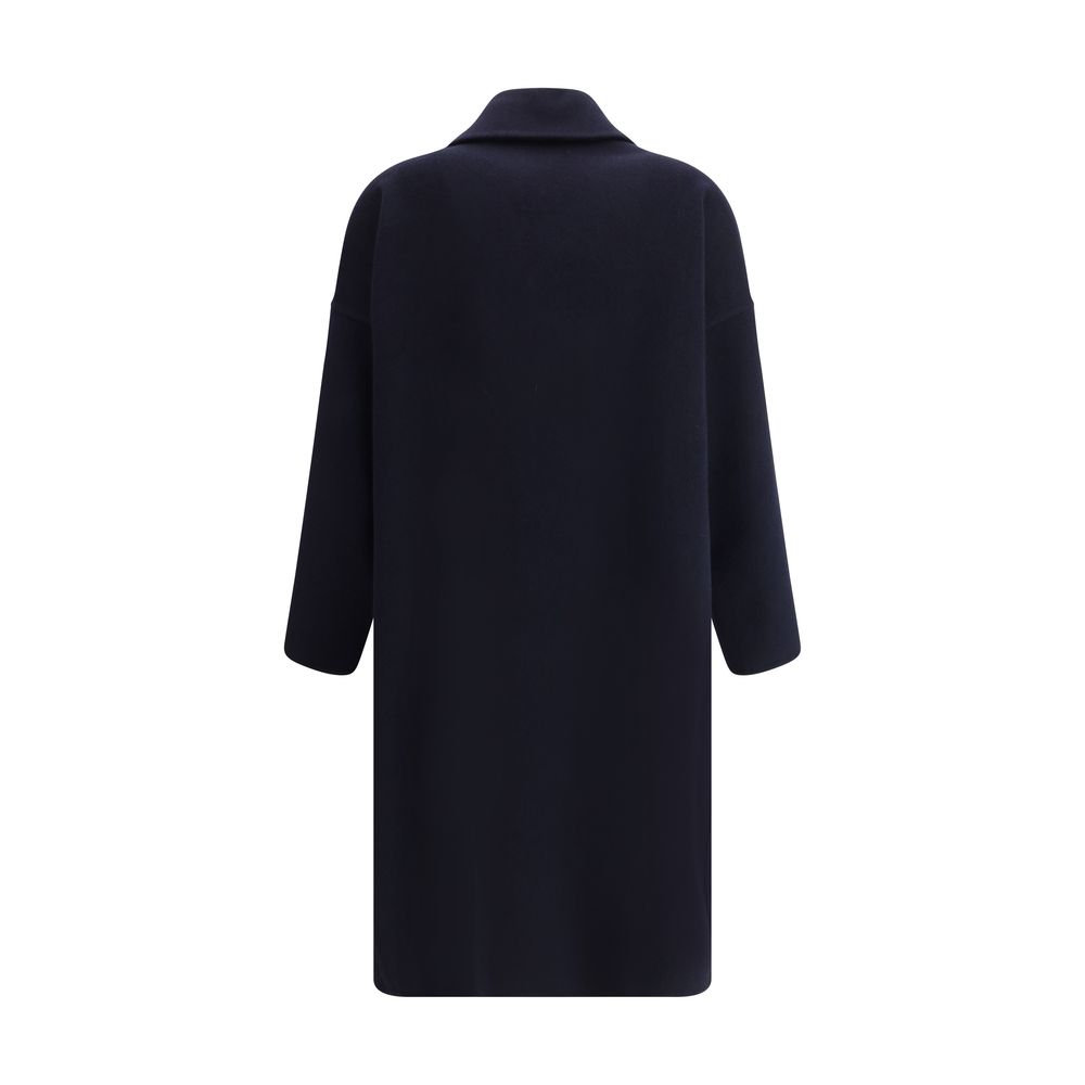 Aftercoat Double-breasted long Coat LUNESCAPE