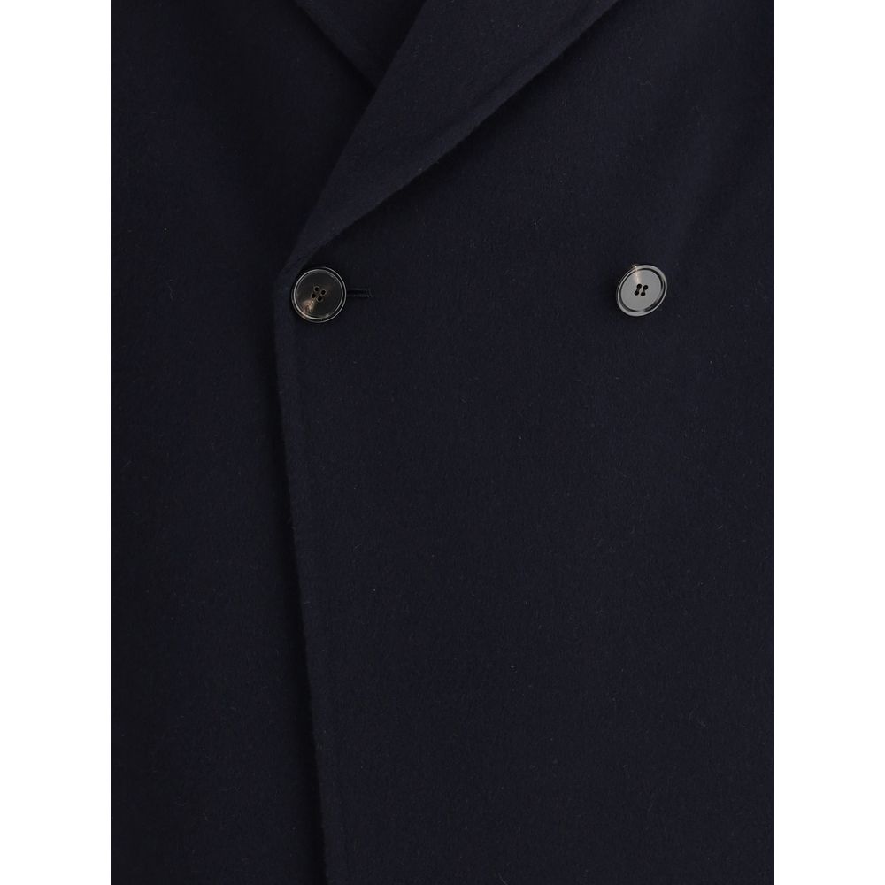 Aftercoat Double-breasted long Coat LUNESCAPE