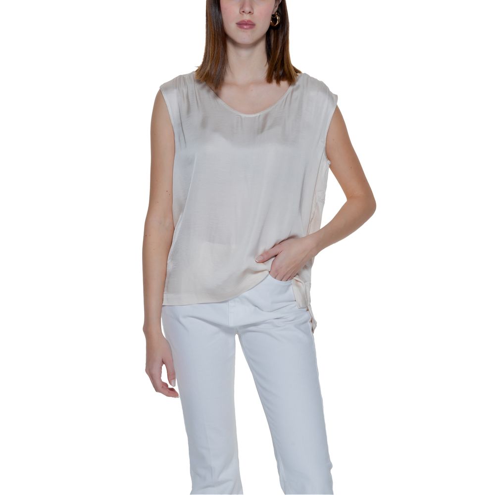 Street One Cream Viscose Blouse LUNESCAPE