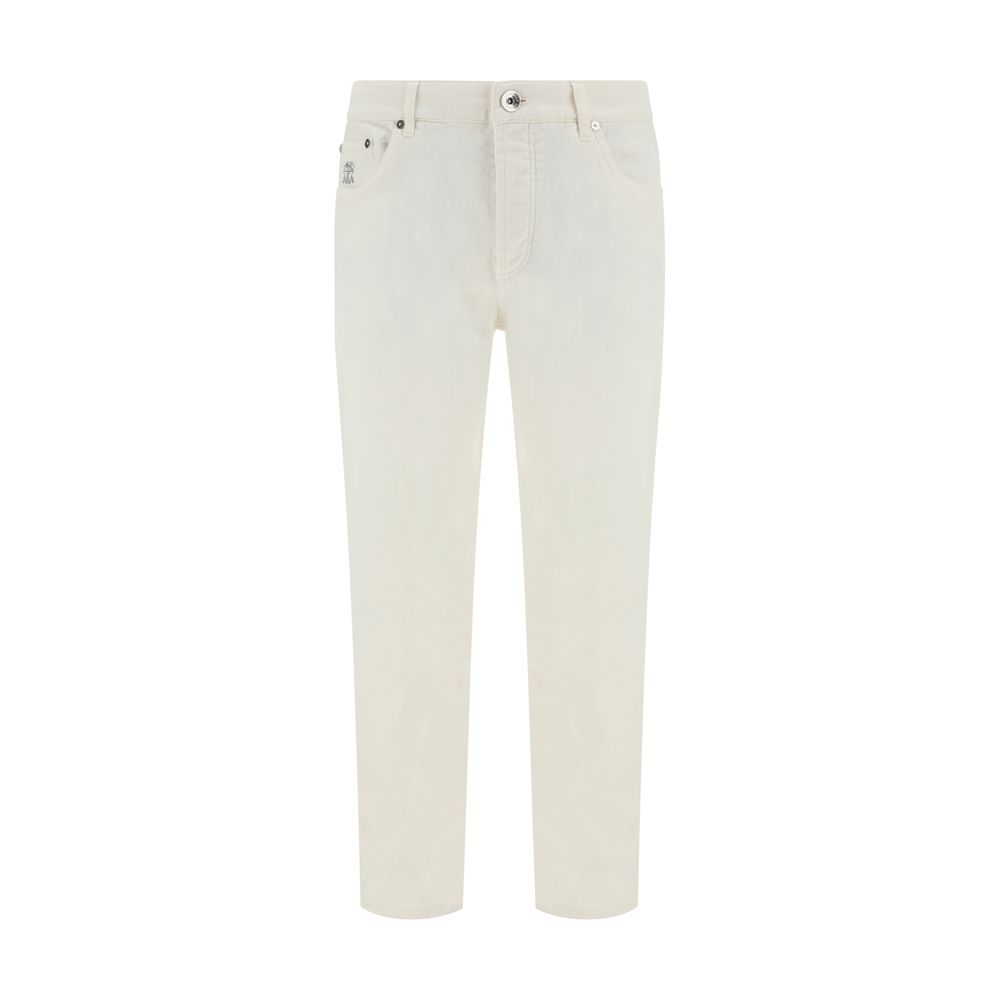 Brunello Cucinelli Jeans with turn-up hem LUNESCAPE