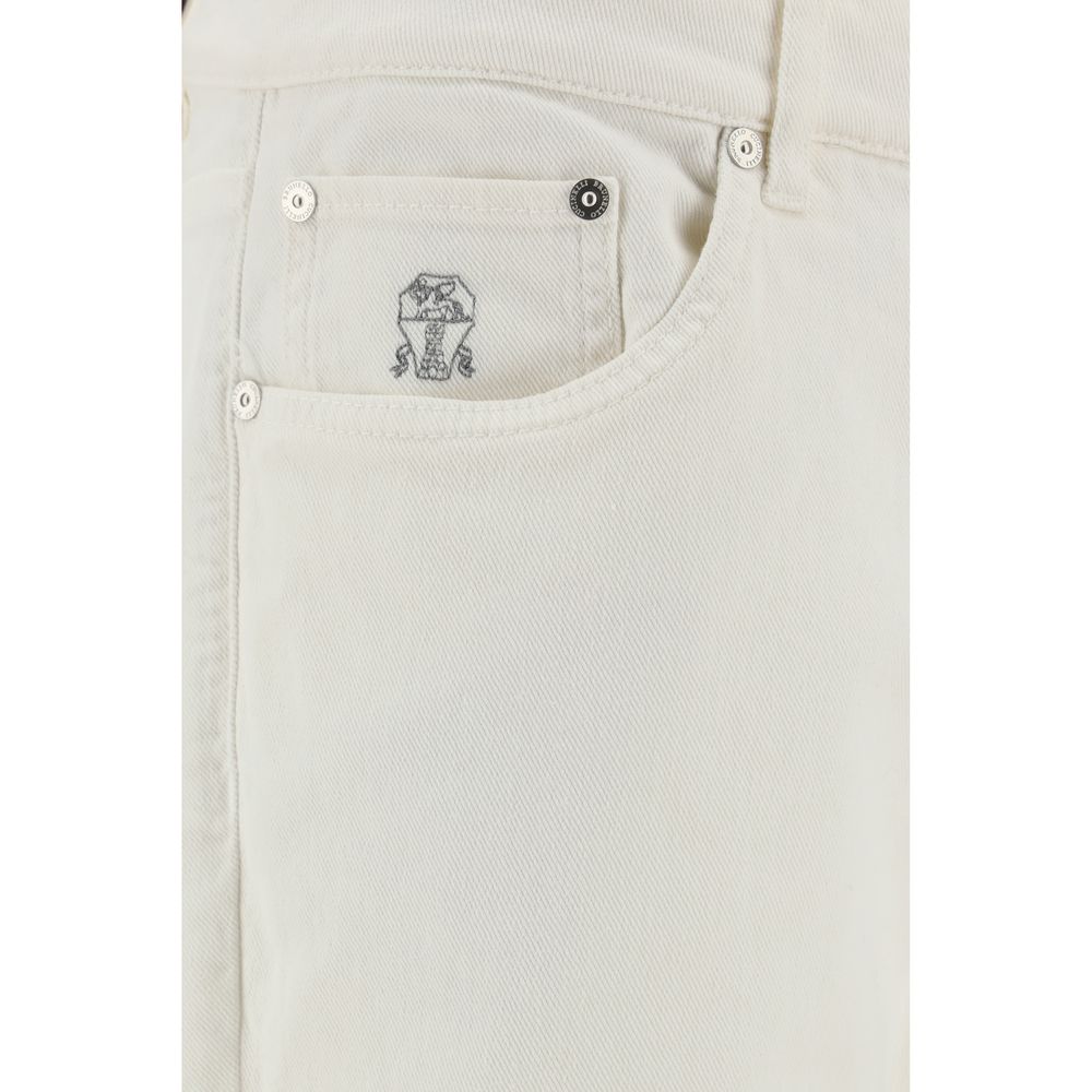 Brunello Cucinelli Jeans with turn-up hem LUNESCAPE