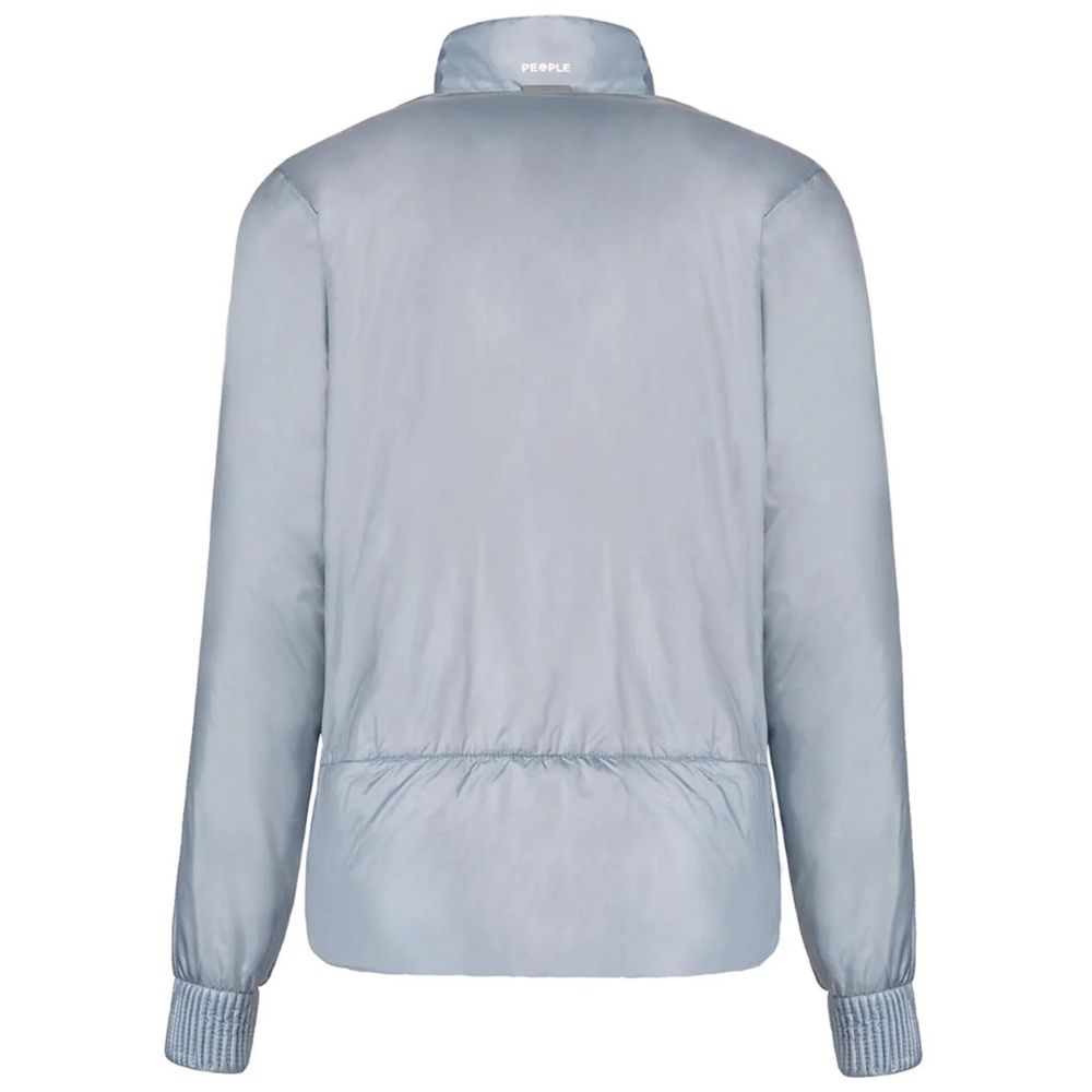 People Of Shibuya Light Blue Nylon Women Jacket LUNESCAPE