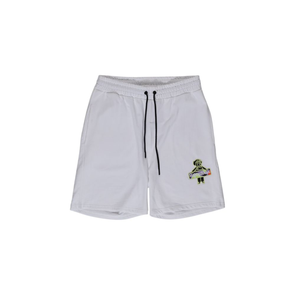Refrigiwear White Cotton Bermuda LUNESCAPE