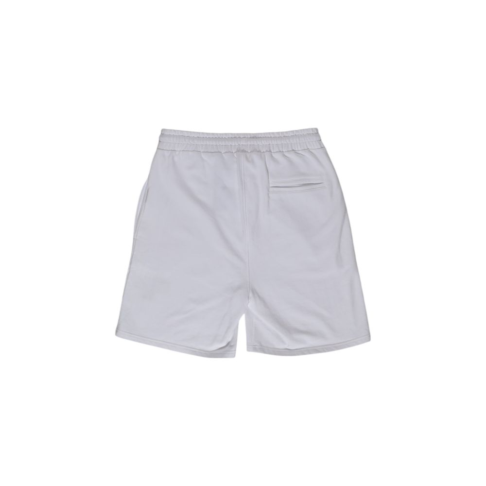 Refrigiwear White Cotton Bermuda LUNESCAPE