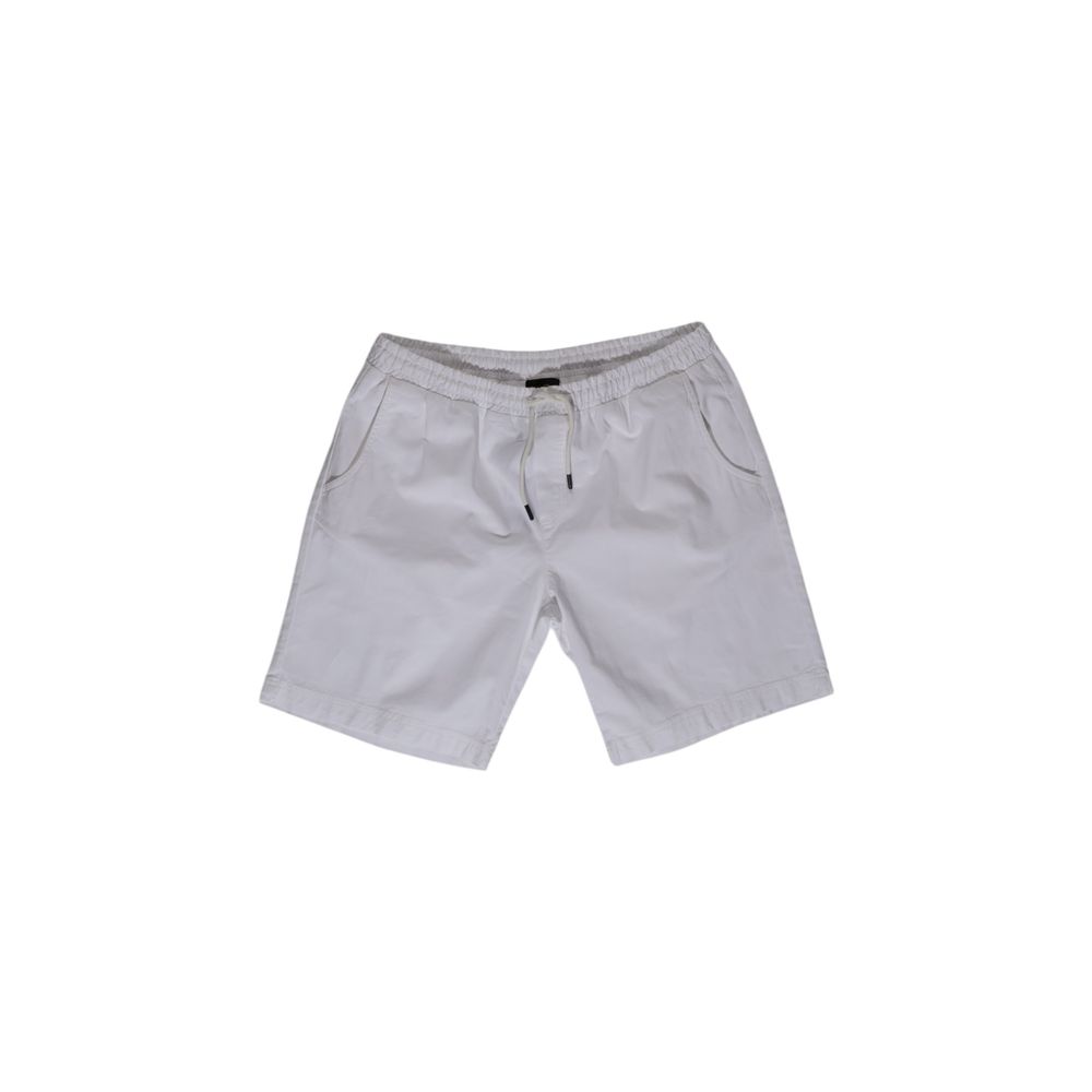 Refrigiwear White Cotton Bermuda LUNESCAPE