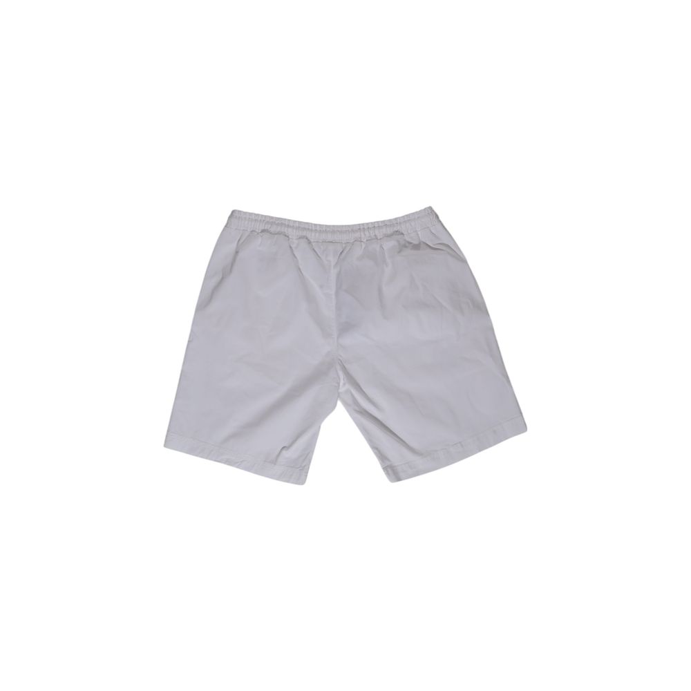 Refrigiwear White Cotton Bermuda LUNESCAPE