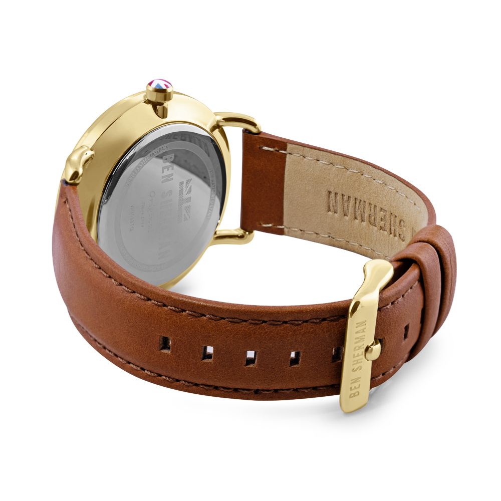Ben Sherman Brown Leather Watch LUNESCAPE